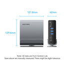 Vention 15-in-1 USB-C MST Docking Station - USB-C to DP + HDMI x 2 + USB 3.2 Gen2 Type-C + USB 3.2 Gen2 Type-A x 2 + USB 3.2 Gen1 Type-C + USB 3.0 + USB 2.0 x 2 + RJ45 + SD + TF + 3.5mm TRRS + PD (TPUH0)