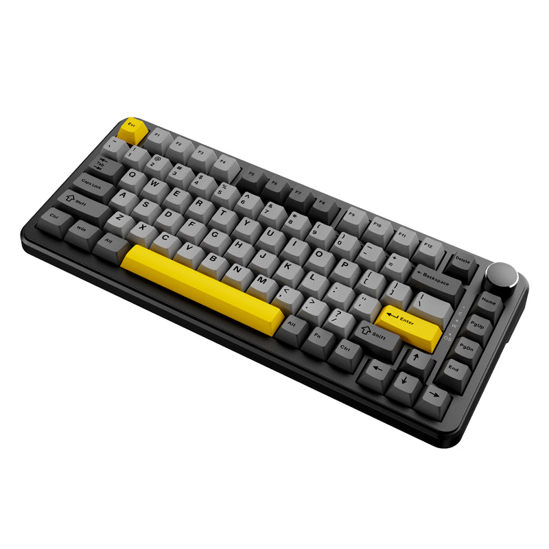 Ajazz AK820 Max RGB Tri-Mode 75% 82-Keys Gasket-mounted Hot Swappable Mechanical Keyboard