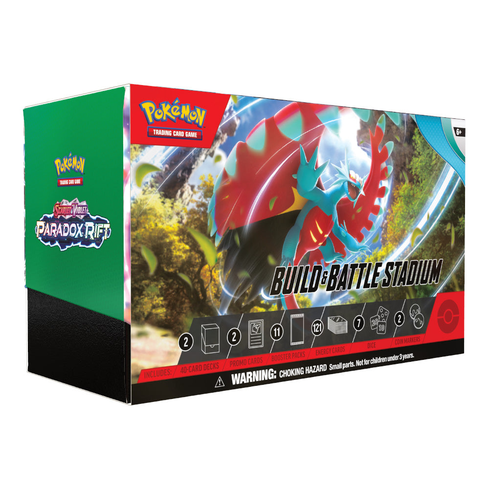 Pokemon Trading Card Game SV04 Scarlet & Violet Paradox Rift Build & Battle Stadium (187-85422)