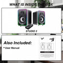 VF Vinnfier Studio 3 RGB Bluetooth/USB/AUX Speaker (VF-ST3)