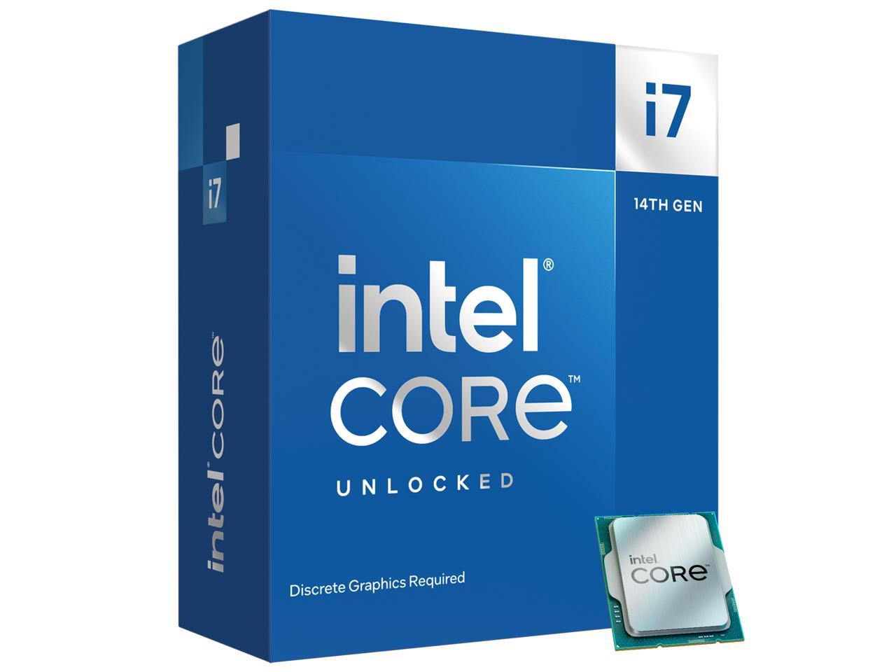 Intel Core i7-14700KF 14th Gen 3.4Ghz 20-Core LGA 1700 Processor (BX8071514700KF)