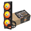 DarkFlash Explore DE360 AIO 360mm Liquid CPU Cooler (Black, White)