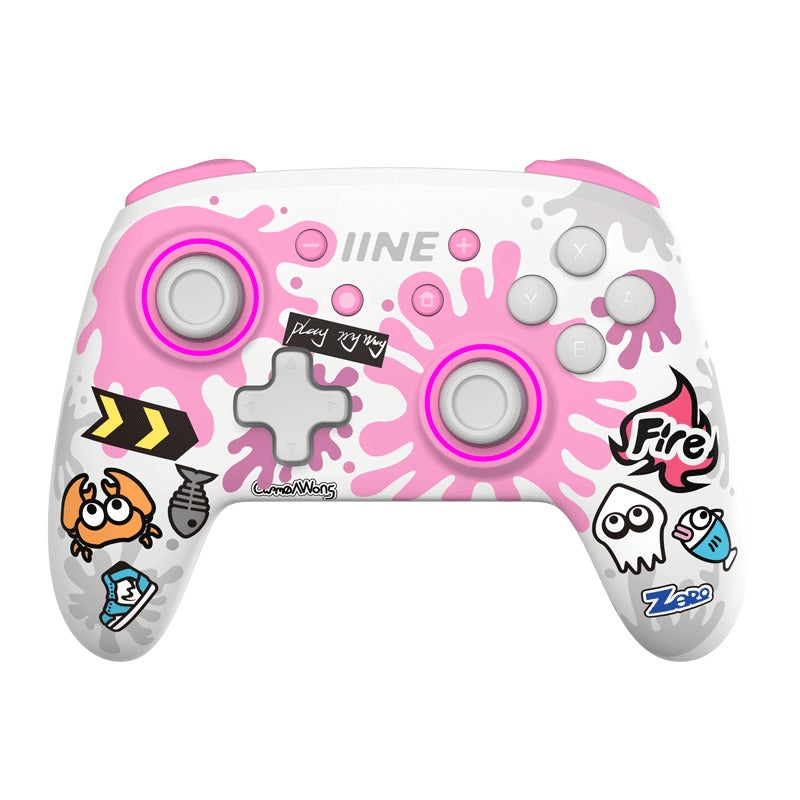 IINE Switch Controller NFC Pink & White (L708)