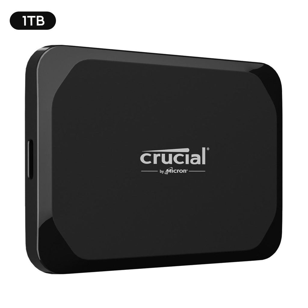 Crucial X9 USB 3.2 Gen-2 (10Gb/s) 1050MB/s Read Type-C Portable SSD ...