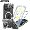 SODI CS02 Magnetic Ring Case w/ 2x HD Screen Protector and 1x Camera Protector Bundle for iPhone 16