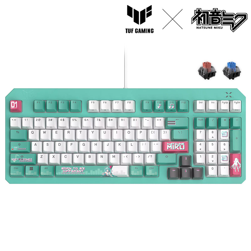 Asus TUF Gaming K3 Gen II Hatsune Miku Ed. Keyboard | DataBlitz