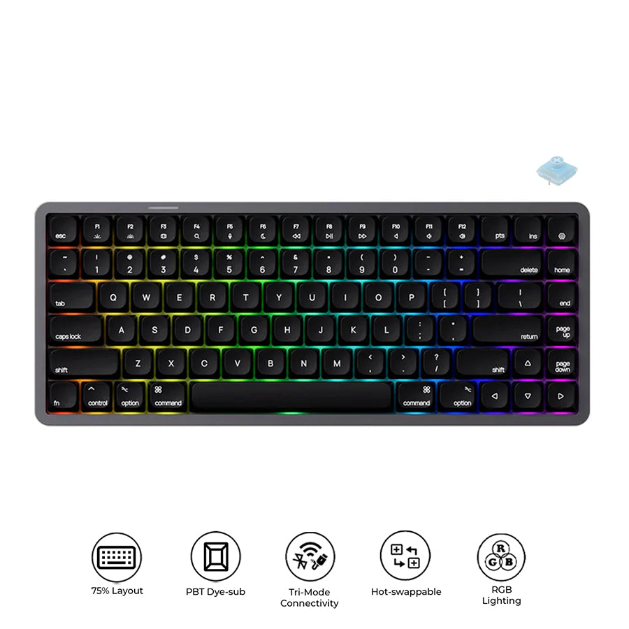 Akko Air 01 Low Profile Multi-Mode RGB Hot-Swappable Mechanical Keyboard