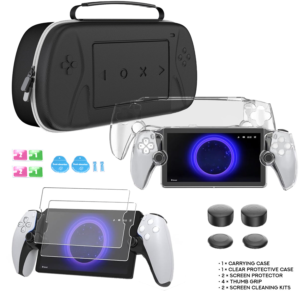 Tokluck 10-in-1 Accessories Set for Playstation Portal (Black) (NG-P5362)
