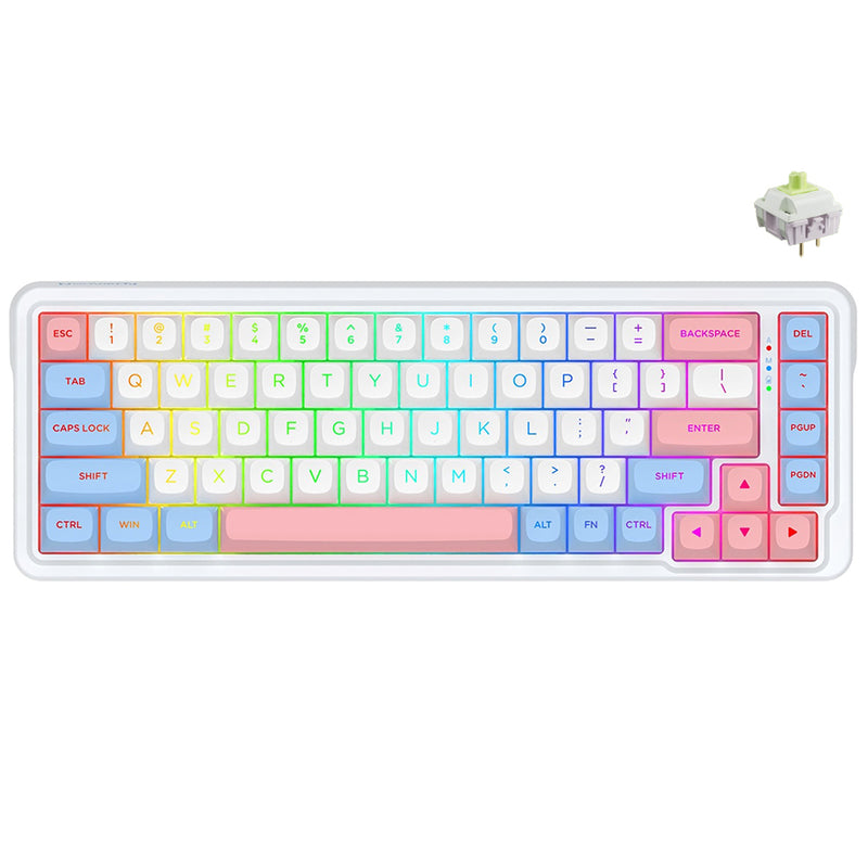 Redragon K709WBP RGB Nova Pro 81 Keys 75% Hot-Swappable Gasket-Mounted Wireless Mechanical