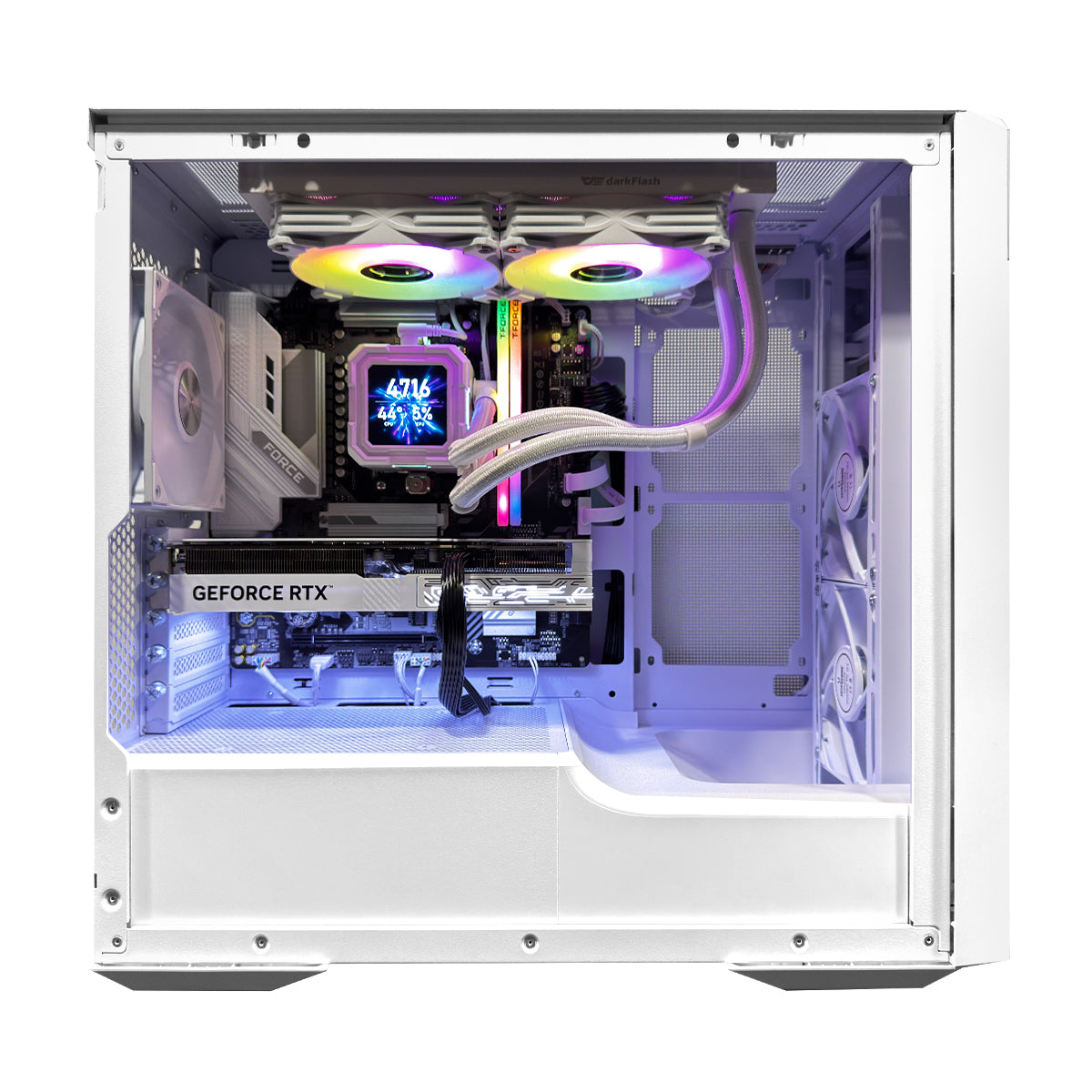 Optima Silver Alloy White Desktop Gaming PC