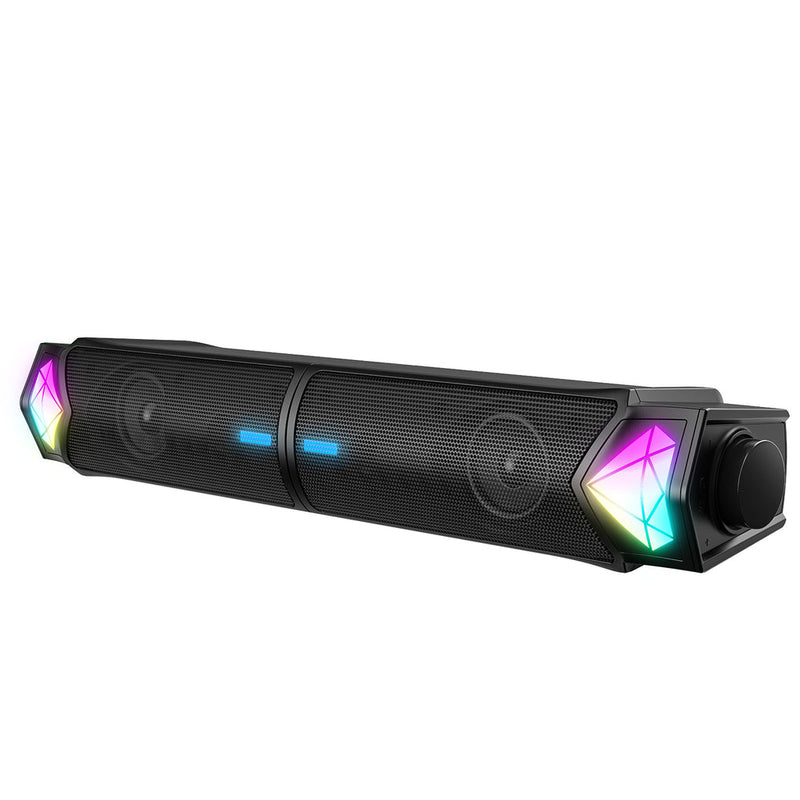 Onikuma L1 2-in-1 Portable Bluetooth Speaker With RGB Light (Black)