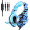 Onikuma K1-B Elite Stereo Gaming Headset (Camouflage Blue)