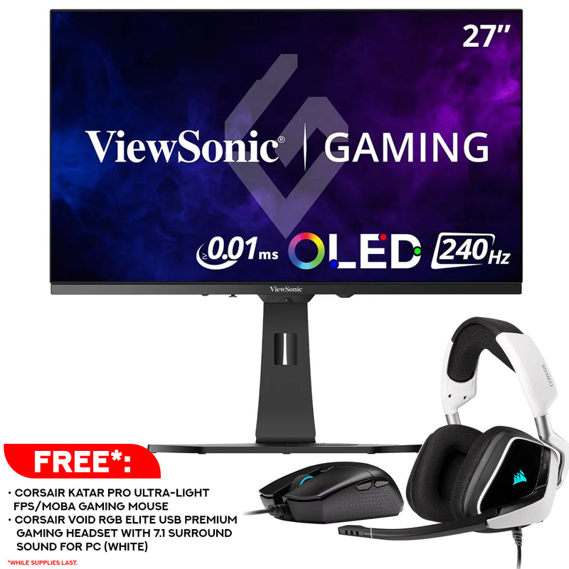 Viewsonic XG272-2K-OLED 27" QHD (2560X1440) 240Hz 0.02MS OLED Technology Gaming Monitor