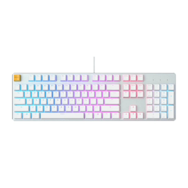 Glorious PC Gaming Race Modular Mechanical Keyboard GMMK Full Size (Brown Switches) (White)