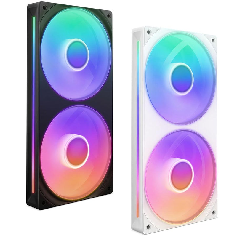 NZXT F240 RGB Core 240mm Single-Frame RGB Fan Unit (Matte Black, Matte White)