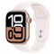 Apple Watch Series 10 GPS 42mm Aluminum Case with Light Blush Sport Band - M/L (Rose Gold) (MWWJ3ZP/A)