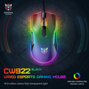 Onikuma CW922 RGB Wired eSports Gaming Mouse (Black)