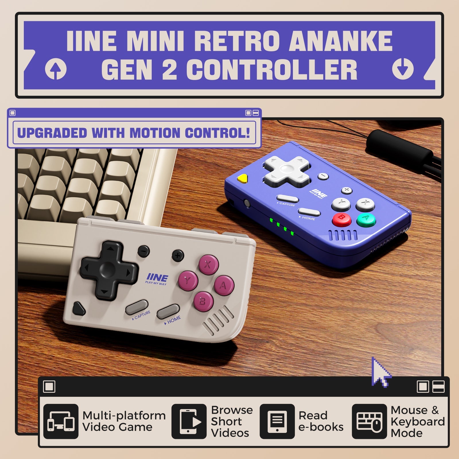 IINE Mini Retro Ananke Gen 2 Controller | Datablitz