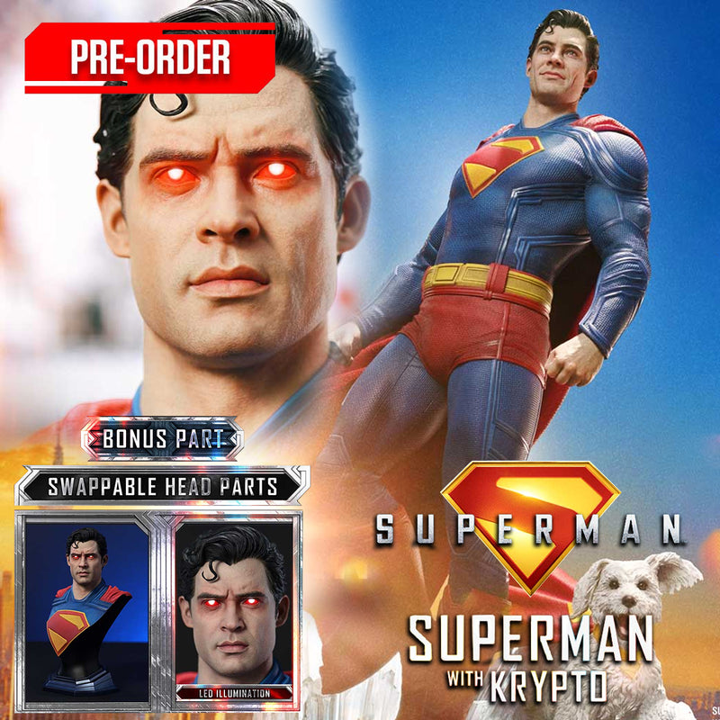 Real Elite Masterline Superman (2025 Film) Superman with Krypto
