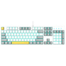 E-Yooso Z-14 Single Light 104 Keys Mechanical Keyboard Grey/White (Blue Switch)