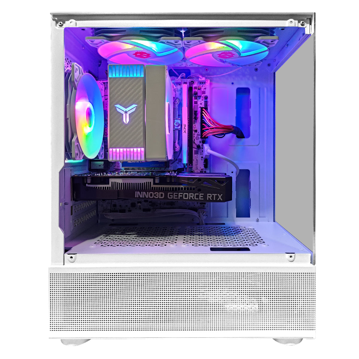 Alpha Reyna White Desktop Gaming PC | DataBlitz