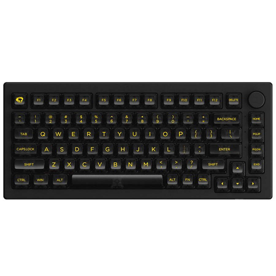 Akko Black Clear 5075B Plus Multi-Mode RGB Hot-Swappable Mechanical Keyboard (V3 Piano Pro Switch)