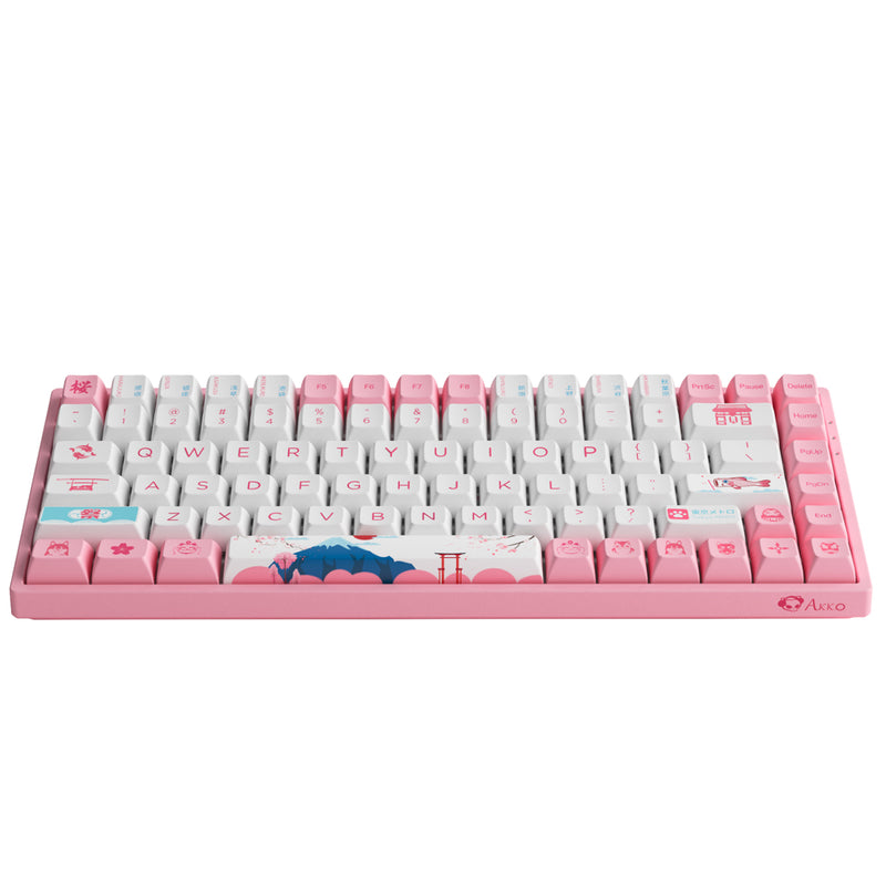 AKKO World Tour Tokyo R2 3084B Plus Hot-Swappable Multi-Mode RGB Mechanical Keyboard (AKKO CS Jelly Purple)