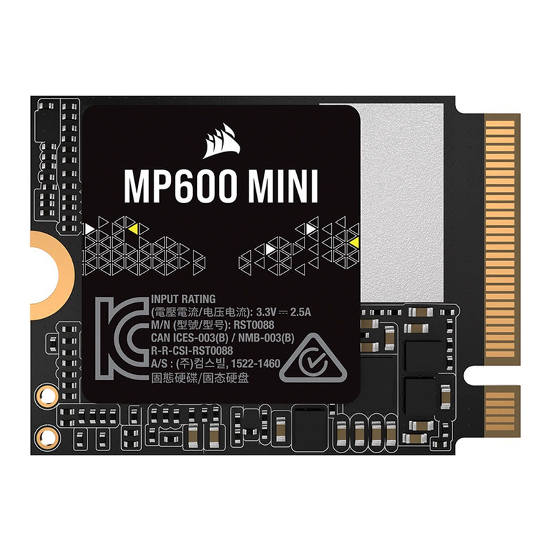 Corsair MP600 Mini 1TB PCIe Gen4 X4 NVME M.2 2230 SSD (CSSD-F1000GBMP600MNR2)
