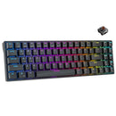 ROYAL KLUDGE RK71 DUAL-MODE RGB 71 KEYS HOT SWAPPABLE MECHANICAL KEYBOARD BLACK (BROWN SWITCH) - DataBlitz