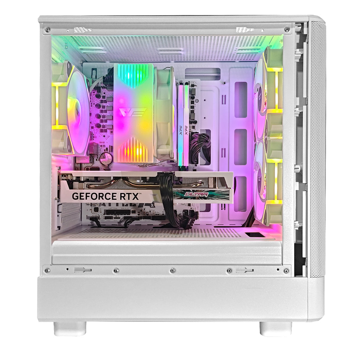 Alpha DB330M Mesh White Desktop Gaming PC | DataBlitz