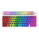Ajazz Pixel68 Dot Matrix Large Screen RGB Tri-Mode Mechanical Keyboard (Black) (White Peach Switch)