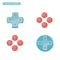 Skull & Co. D-Pad Button Cap Set for Nintendo Switch 2