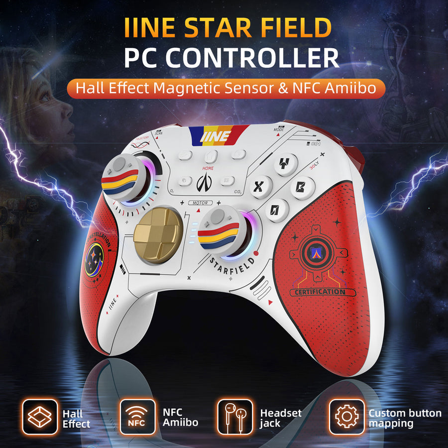 IINE Starfield Wireless Controller for PC / Mobile / N-Switch | DataBlitz