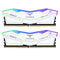 TeamGroup T-Force Delta RGB 64GB (2x32GB) DDR5 6000MHz CL38-38-38-78 1.35V Gaming Desktop Memory (Black, White)