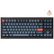 Keychron V3 Max QMK/Via Fully Assembled With Knob RGB Backlit Hot-Swappable TKL  Wireless Custom Mechanical Keyboard - Carbon Black (Gateron Jupited Red Switch, Gateron Jupiter Brown Switch, Gateron Jupiter Banana Switch) (V3M-D1, V3M-D3, V3M-D4)