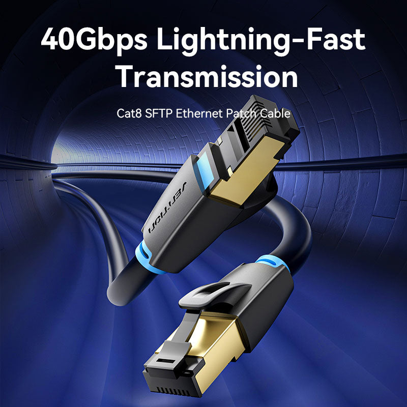 Vention Cat8 SFTP Ethernet Patch Cable | DataBlitz