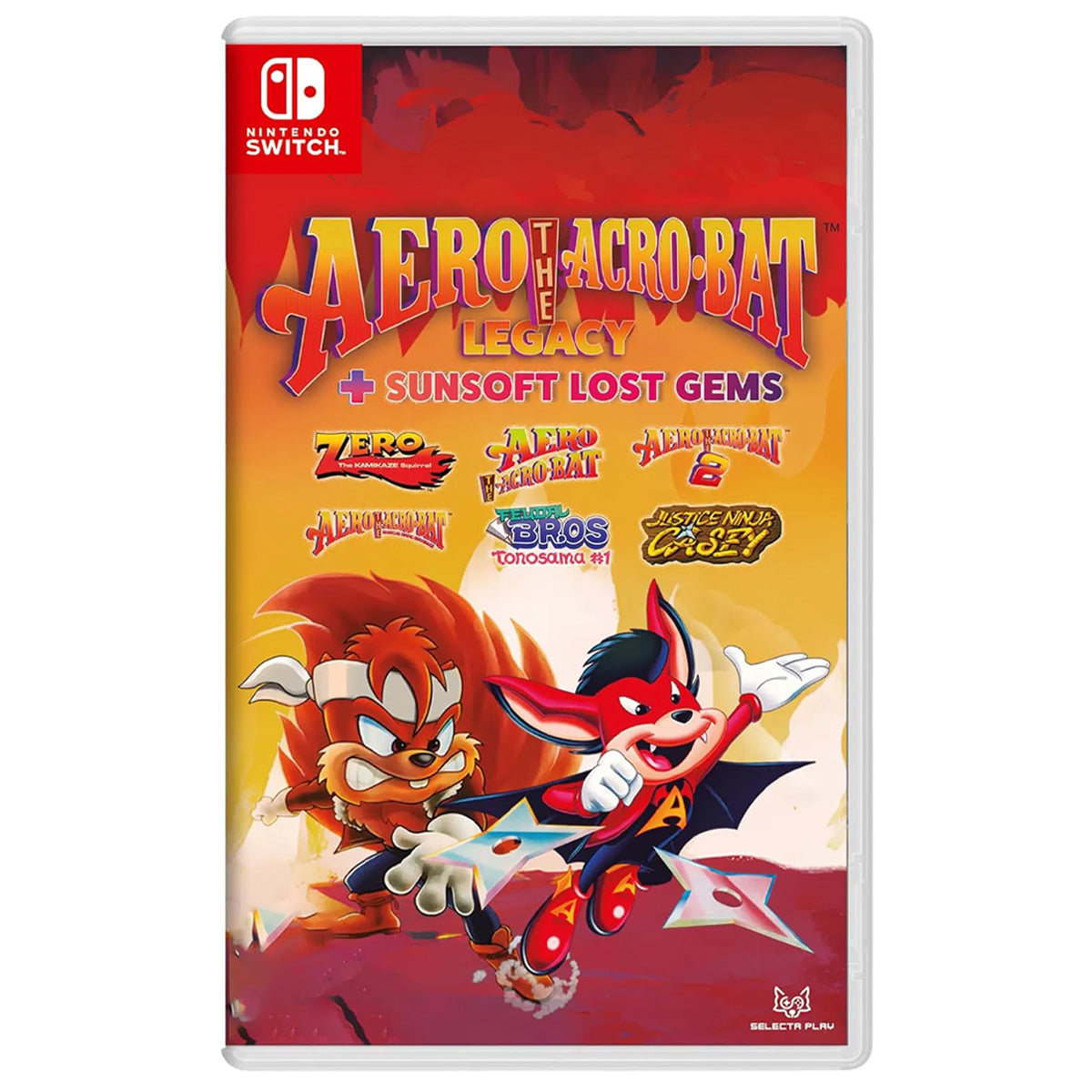 Nintendo Switch Aero The Acro-Bat Legacy + Sunsoft Lost Gems