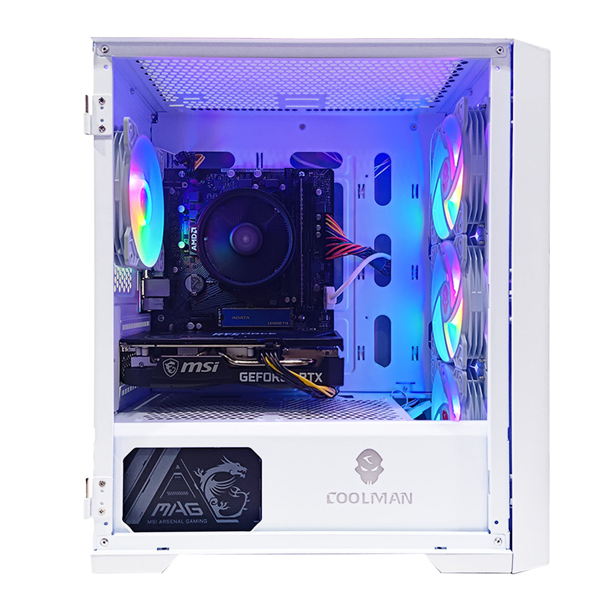 Alpha Ruby White Desktop Gaming PC