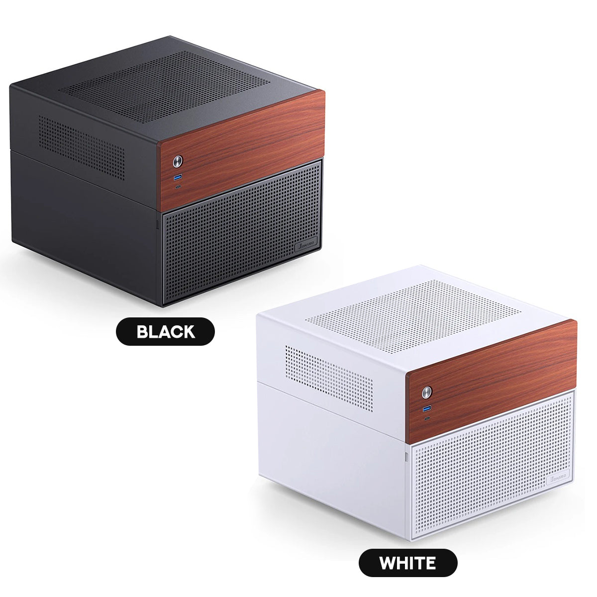 Jonsbo N4 NAS Computer Case (Black, White)