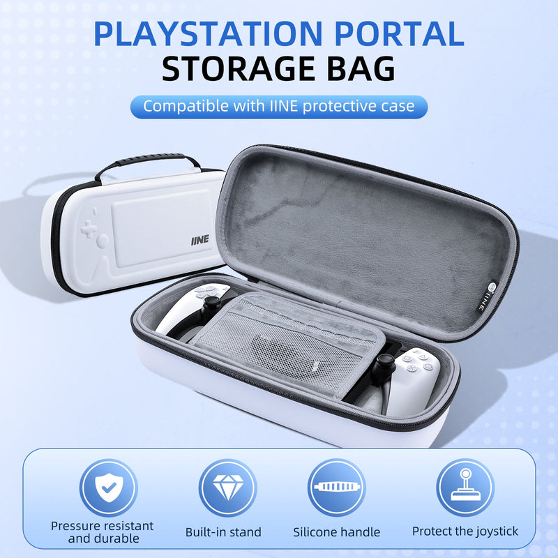 IINE Storage Bag For Playstation Portal (White) (L917) | DataBlitz