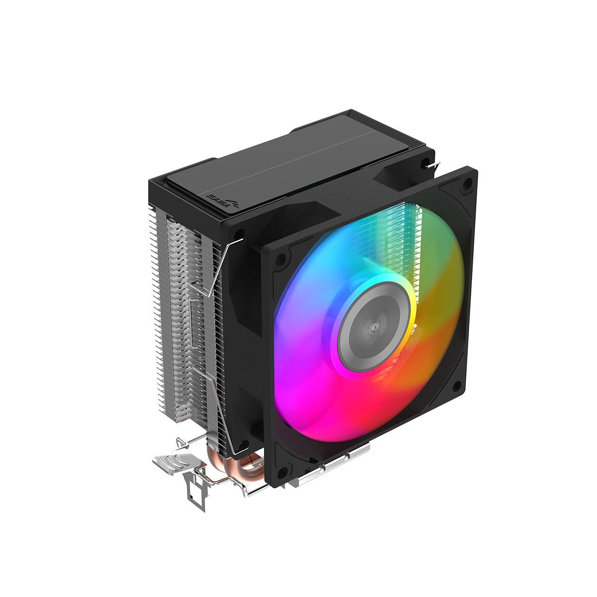 Sama X20 Compact Single Tower CPU Cooler with Metal Finish & RGB Fan