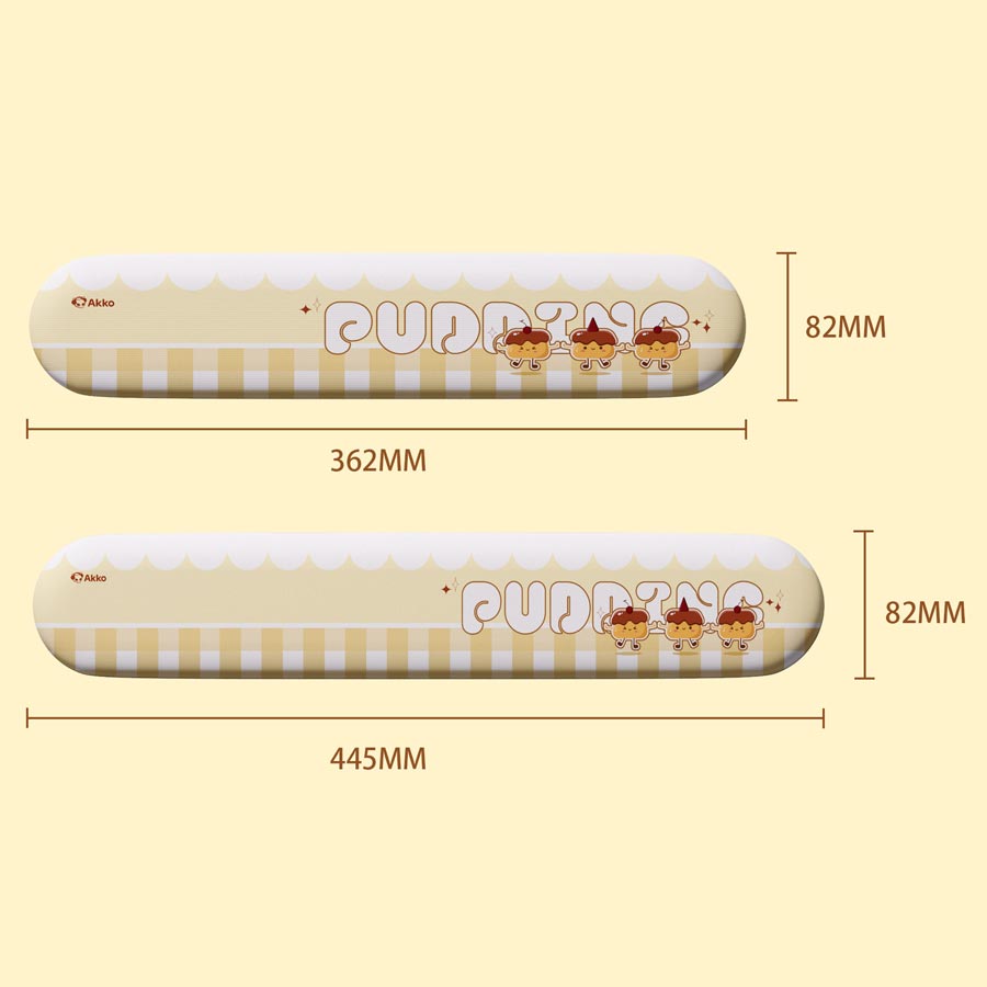 Akko x MonsGeek Pudding Wrist Rest (75 Size, 108 Size)