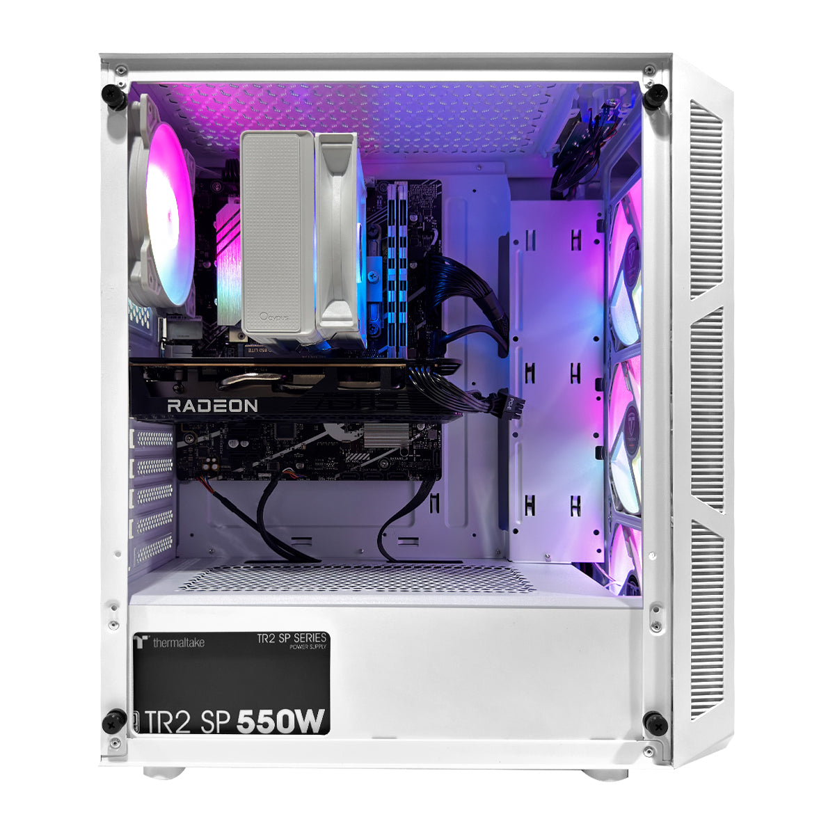 Alpha Hermes White Desktop Gaming PC