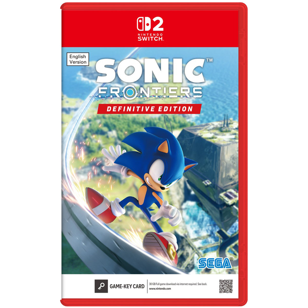 Nintendo Switch 2 Sonic Frontiers Definitive Edition