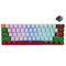 Royal Kludge RK61 Tri-Mode RGB 61 Keys Hot Swappable Xmas Mechanical Keyboard White (Brown Switch)