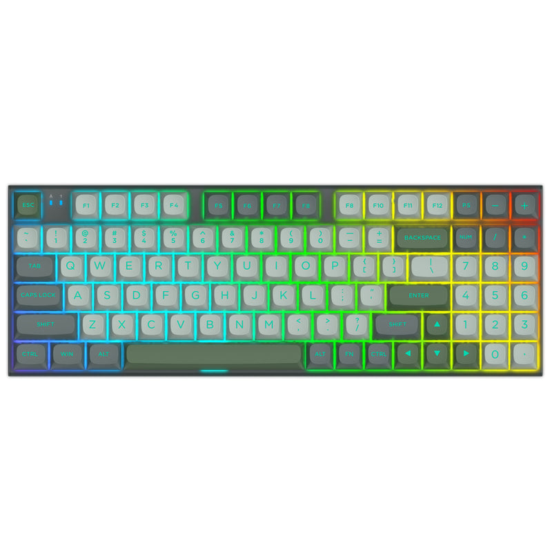 E-Yooso HZ-94 RGB 94-Keys Wired Hot-Swappable Mechanical Keyboard Grey (Magnetic Switch)