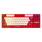 Ajazz AK870MC RGB Wired 87-Keys TKL Gasket-mounted Hot Swappable Mechanical Keyboard (Red/White)