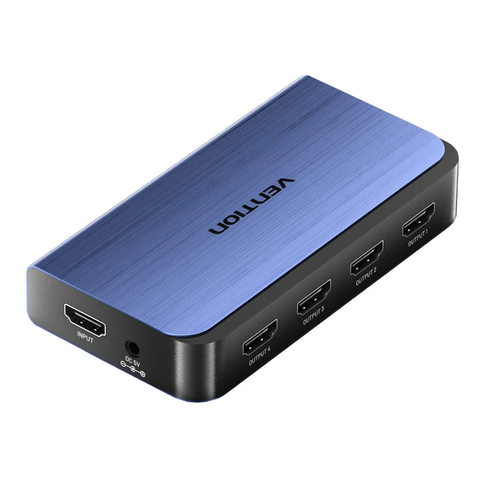 Vention 1-in-4 Out HDMI Female/DC 3.5mm Splitter (AKFL0)