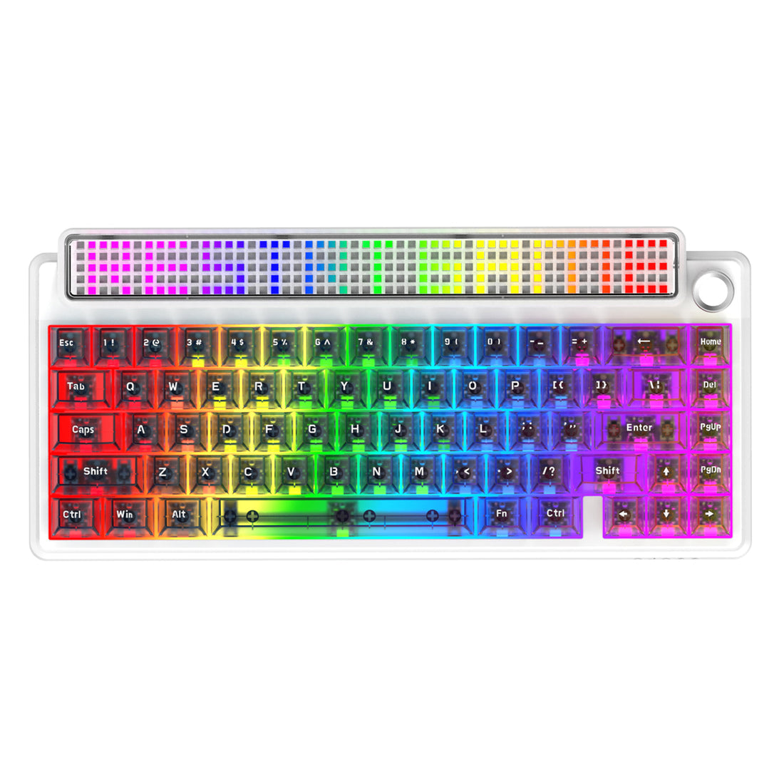 Ajazz Pixel68 Dot Matrix Large Screen RGB Tri-Mode Mechanical Keyboard