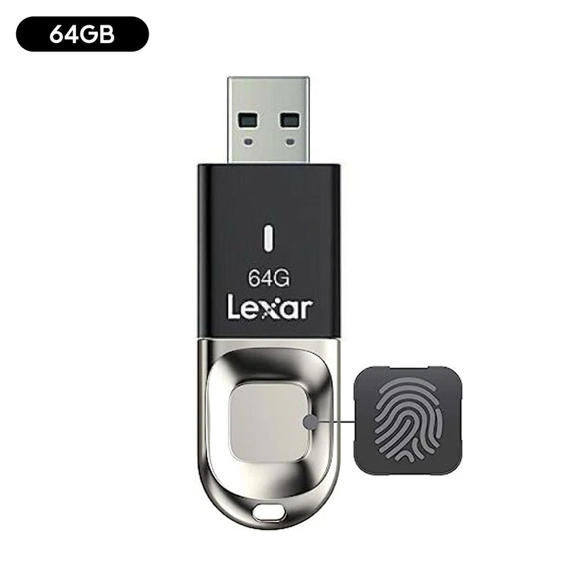 Lexar JumpDrive Fingerprint F35 USB 3.0 Type-A 150MB/s Read Flash Drive